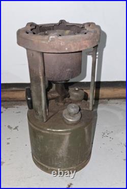 WWII AGM M1941 Model 520 GI Pocket Stove with Aluminum Case Tools Untested