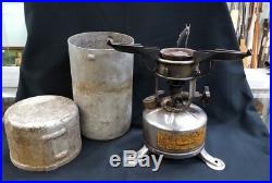 WWII Model 1942 Military Portable Field Gas Stove Burner And Case