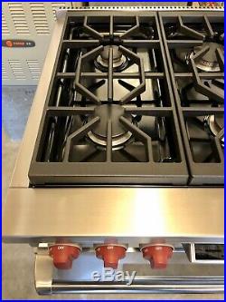Watch on YouTube Wolf 36 Dual-Fuel Range (Gas Burners Electric Oven), DF366