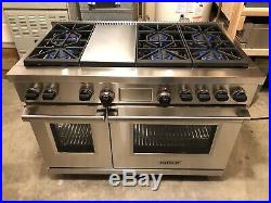 Watch on YouTube Wolf 48 Dual-Fuel Range (Gas Stove Electric Ovens), DF486G