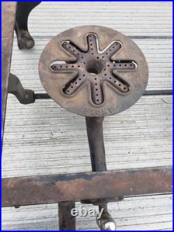 Wedgewood Model 2C Two Burner Gas Camping Stove 1930's Cast Iron