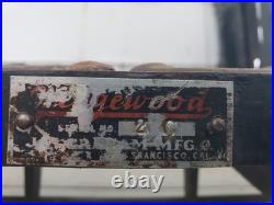 Wedgewood Model 2C Two Burner Gas Camping Stove 1930's Cast Iron