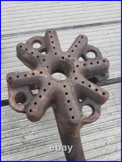 Wedgewood Model 2C Two Burner Gas Camping Stove 1930's Cast Iron