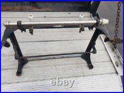 Wedgewood Model 2C Two Burner Gas Camping Stove 1930's Cast Iron