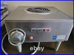 Wells H-33 Countertop Electric Stainless Steel Single Burner Hotplate Stove
