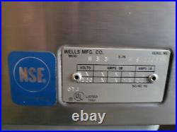 Wells H-33 Countertop Electric Stainless Steel Single Burner Hotplate Stove