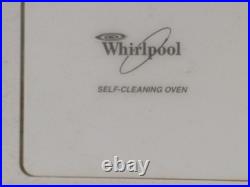 Whirlpool drop-in electric range 30 in. Digital oven / Manuel cooktop White