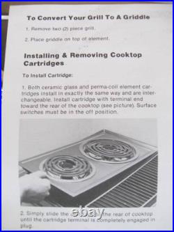 Whirlpool electric downdraft stove RC8900XXW White open box DELIVERY AVAIL NOS