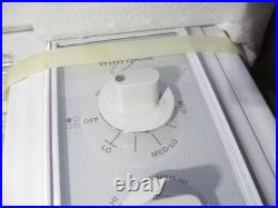 Whirlpool electric downdraft stove RC8900XXW White open box NOS DELIVERY AVAIL