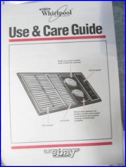 Whirlpool electric downdraft stove RC8900XXW White open box NOS DELIVERY AVAIL