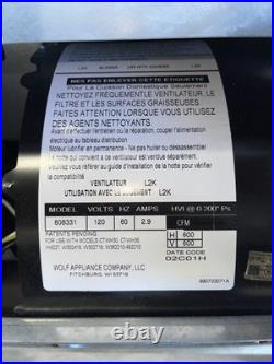 Wolf 808331 600 CFM In-Line Blower