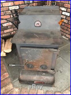 Wood Burning Fireplace Stove Cast Iron. All Nighter. 26 X 26 X 21