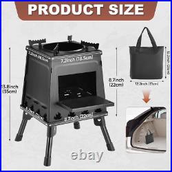 Wood Burning Stove, Camping Wood Stove, Small Portable Cast Iron Wood Stove