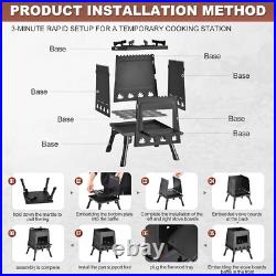 Wood Burning Stove, Camping Wood Stove, Small Portable Cast Iron Wood Stove