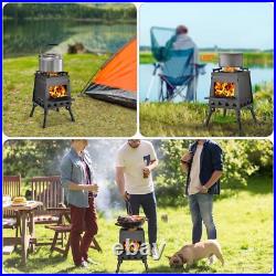 Wood Burning Stove, Camping Wood Stove, Small Portable Cast Iron Wood Stove