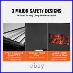 Wood Stove 86in Alloy Steel Camping Tent Stoves Portable Wood Burning with Chimney