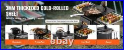 Wood Stove 86in Alloy Steel Camping Tent Stoves Portable Wood Burning with Chimney