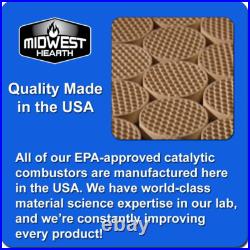 Wood Stove Catalytic Combustor Catalyst Vermont Castings Defiant and Encore Fle