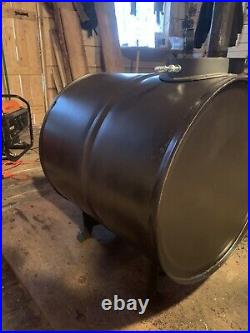 Wood Stove Half 55 Gallon Barrel