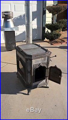 Woodstock Soapstone Wood Burning Stove Complete With $1000 of Chimney Pipe