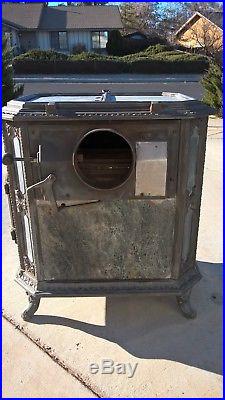 Woodstock Soapstone Wood Burning Stove Complete With $1000 of Chimney Pipe
