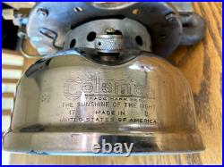 Working VTG. COLEMAN STOVE NICKEL PLATED MODEL 500 SPEEDMASTER STOVE B-47, 1947