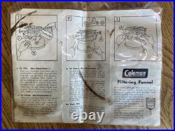 Working VTG. COLEMAN STOVE NICKEL PLATED MODEL 500 SPEEDMASTER STOVE B-47, 1947