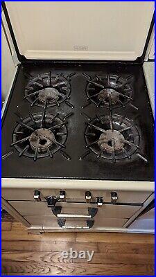 Working vintage 4 burner gas stove & oven, Oxford Universal, 1920s-1930s