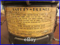 Wwii 1944 Us Army Florence Mod S-2-b Safety Water Distilling & Cooking Stove