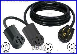 Y Adapter 14-30p Plug 14-50r 14-30r Receptacle Dual Splitter 2 Add Dryer / Stove