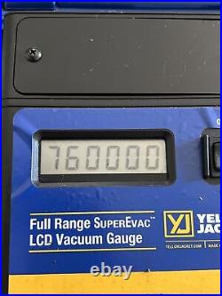 Yellow Jacket 69075 SuperEvac LCD Full Range Vacuum Gauge Micron