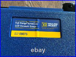 Yellow Jacket 69075 SuperEvac LCD Full Range Vacuum Gauge Micron