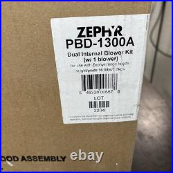 Zephyr PBD-1300A 1300CFM Dual Internal Blower Kit new in box never used