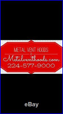 Zinc Hood, Range Hood Fan Incl. All Metals avail. Vent Hood Model #212b